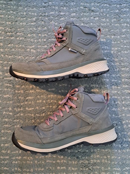 Bota de caminhada impermeáveis (mulher) NH500 WP cinzento