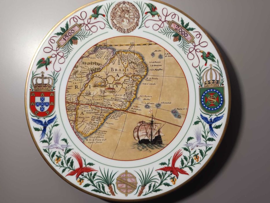 Prato “Chegada à Terra de Vera Cruz”