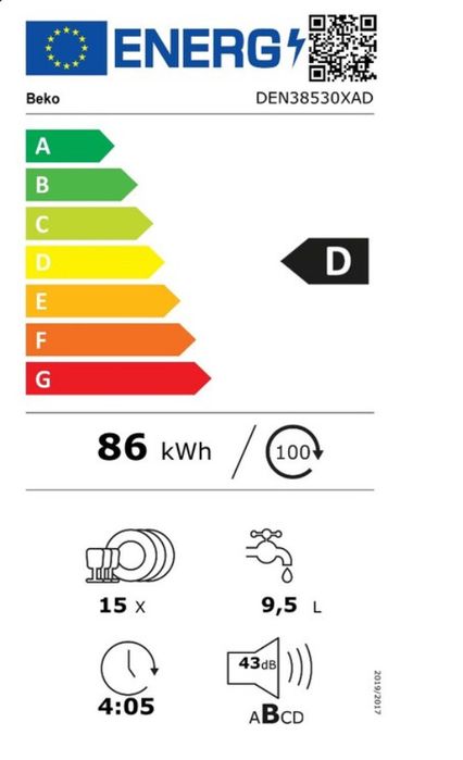 Máquina de Lavar Loiça BEKO DEN38530XAD – Ótimo Estado