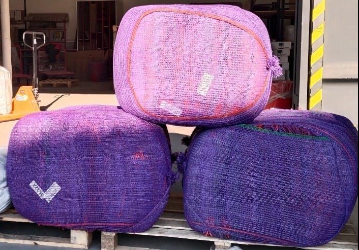 Сітка овочева фіолетова