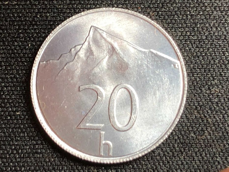 Eslováquia 1994 - 20 Halierov Alumínio