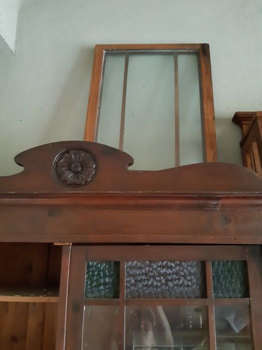 2 Móveis Louceiro antigo com pedra mármore