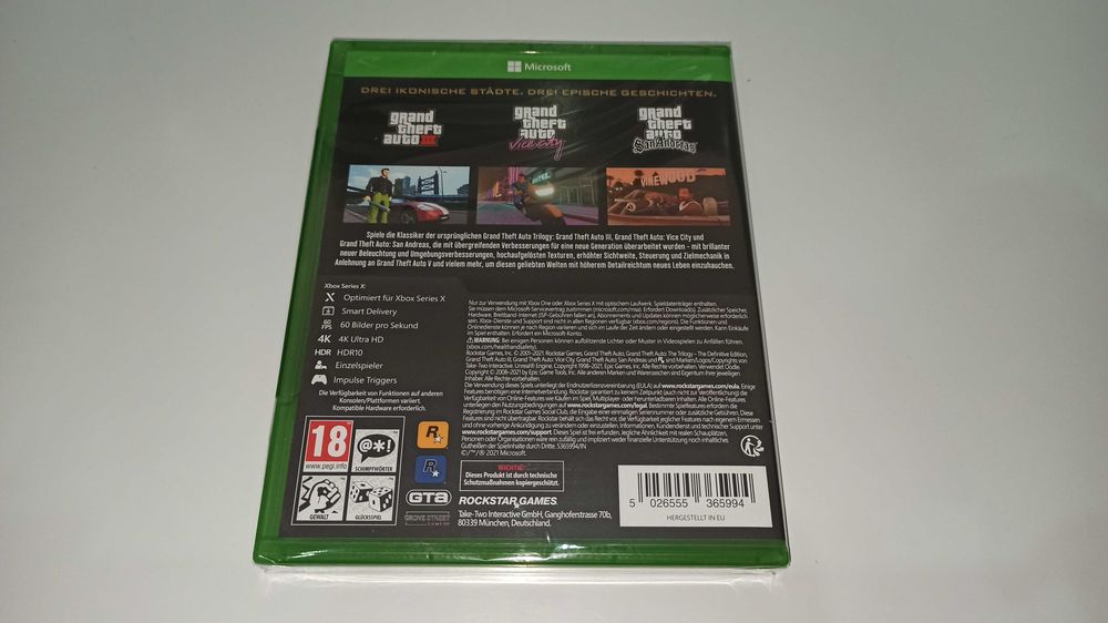 xbox one GTA GRAND THEFT AUTO TRILOGY 3 gry NOWA po polsku v5