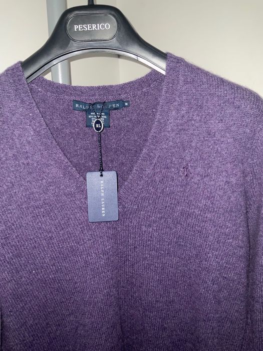 Вовняний фіолетовий светр Ralph Lauren, р. М, оригінал