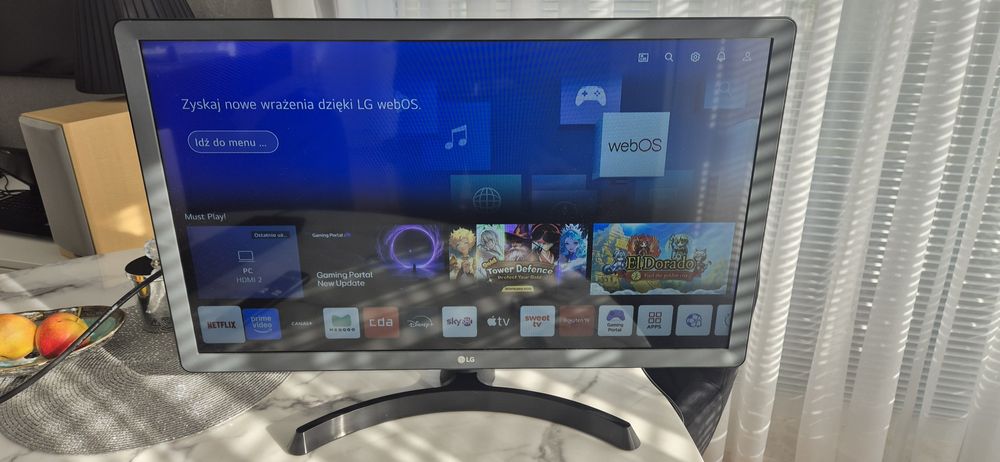 Telewizor LG 28", Nieużywany, full hd