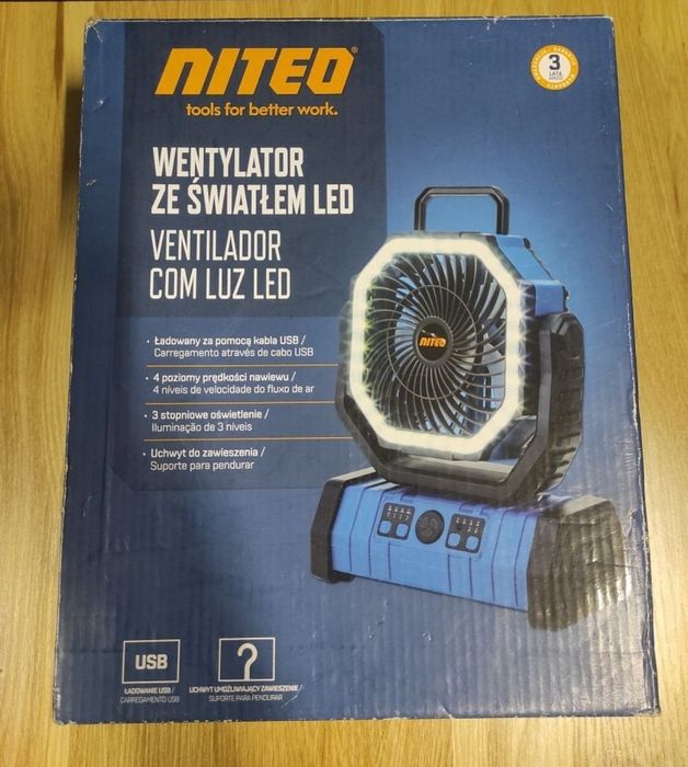 Wentylator z podświetleniem Niteo
