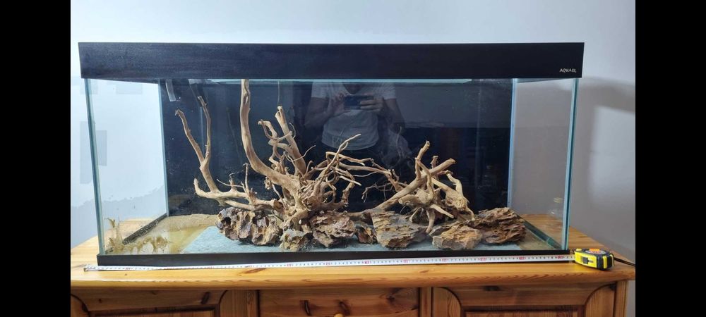 Akwarium 240l OptiSet + Ultramax 1500 + CO₂ + LED + aranżacja + ryby – komplet premium