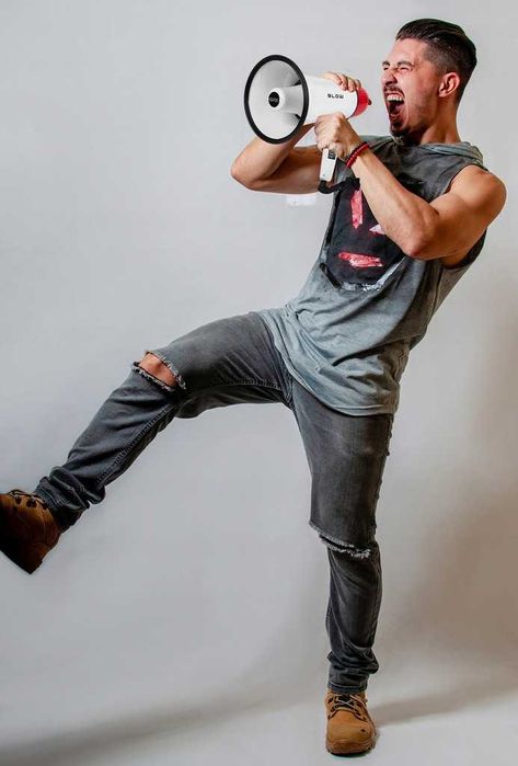 MEGAFON Głośny nagrywanie wzmacniacz głosu HORN Syrena 20W 108 dB