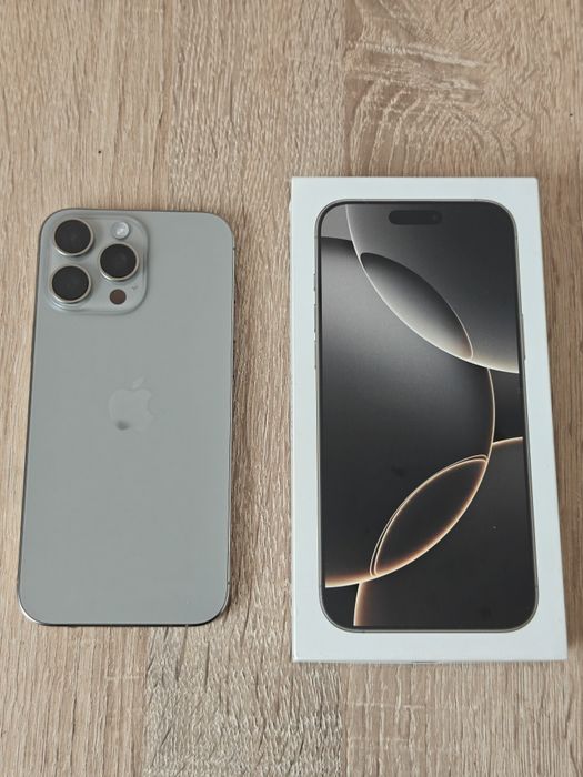 Iphone 16 pro max 256 nat tit  100% orig