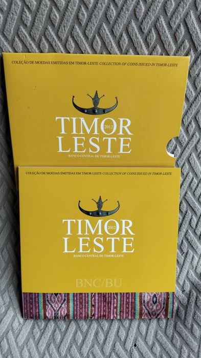 Set Oficial de Moedas Timor-Leste 2012 – BNC/BU (Edição Limitada)