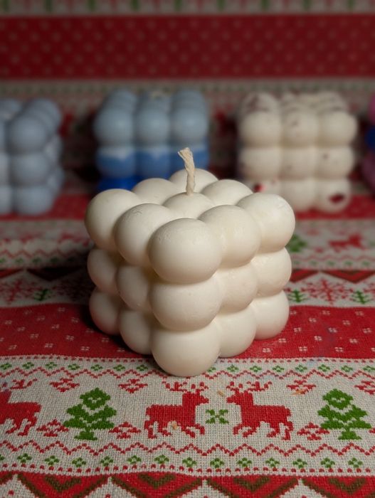 Свічки з соєвого воску, святковий декор