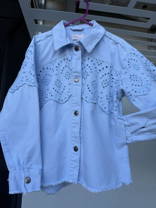 Джинсова куртка/сорочка для дівчинки