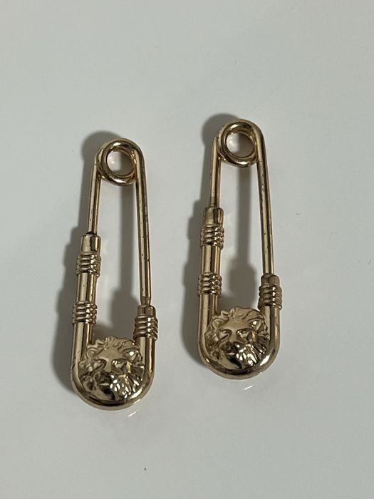 Вінтажна брошка Versace з головою Медузи та захисною шпилькою