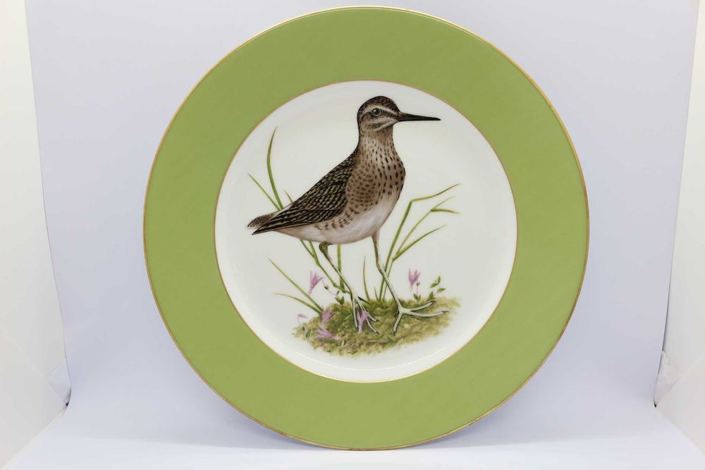 Prato Coleção Aves de Caça 4 Maçarico Bastardo Edição Limitada 1986/87