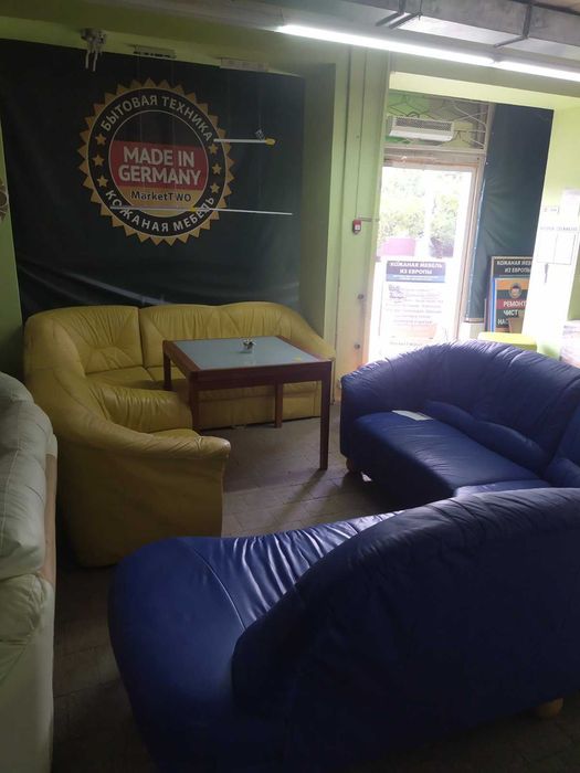 Кожаные диваны Hukla,Himolla, Natuzzi б/у из Европы!