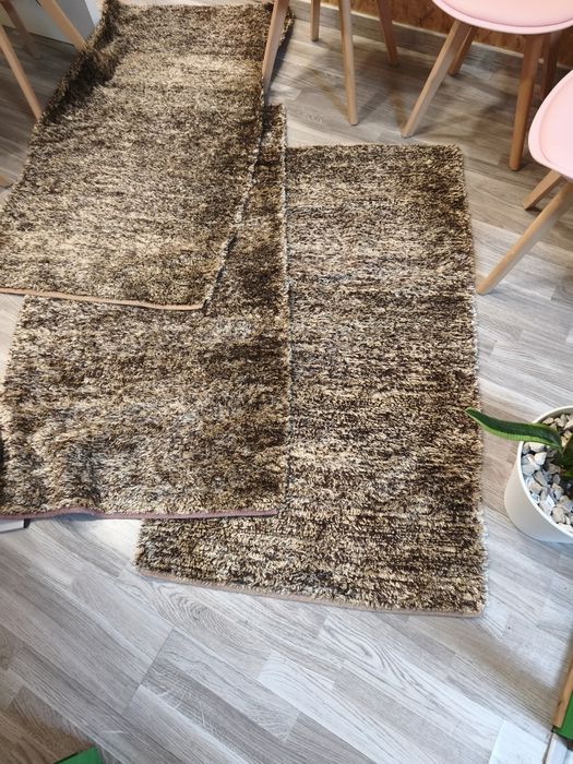Conjunto 3 tapetes usados 158x83cm