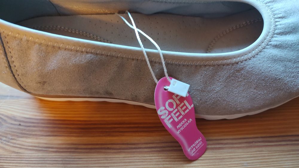 Buty szare czółenka rozm. 38