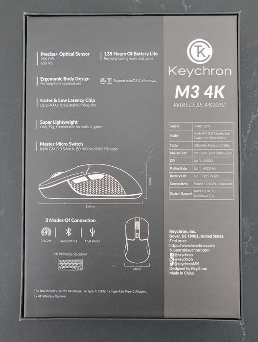 Mysz Keychron M3 4K