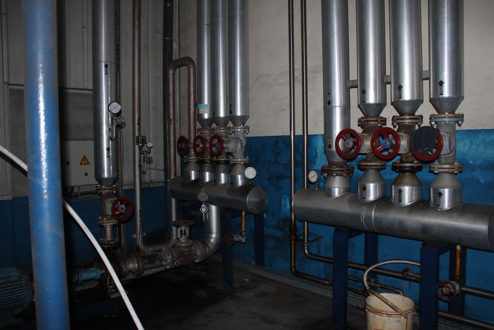 Caldeira industrial de termofluido a gasóleo