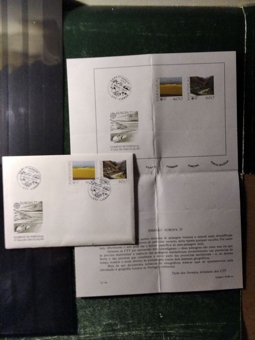 1977 FDC Europa CEPT Paisagens MNH **