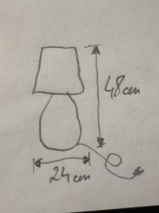 2 lampy szklane z bezowymi kloszami