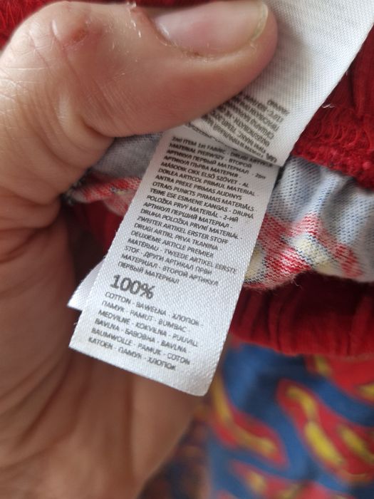 Spodnie do spania dla chłopca Superman