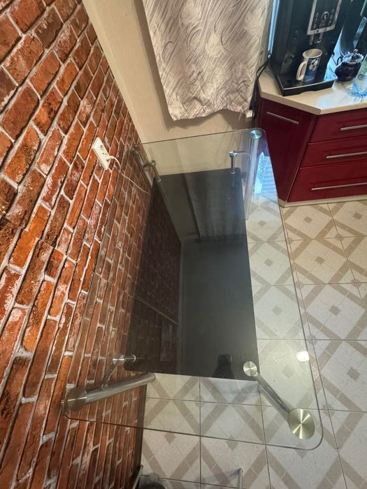 Стіл обідній скляний прямокутний