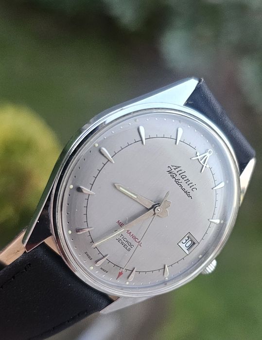 Zegarek Atlantic Worldmaster cyrkiel z pudełkiem
