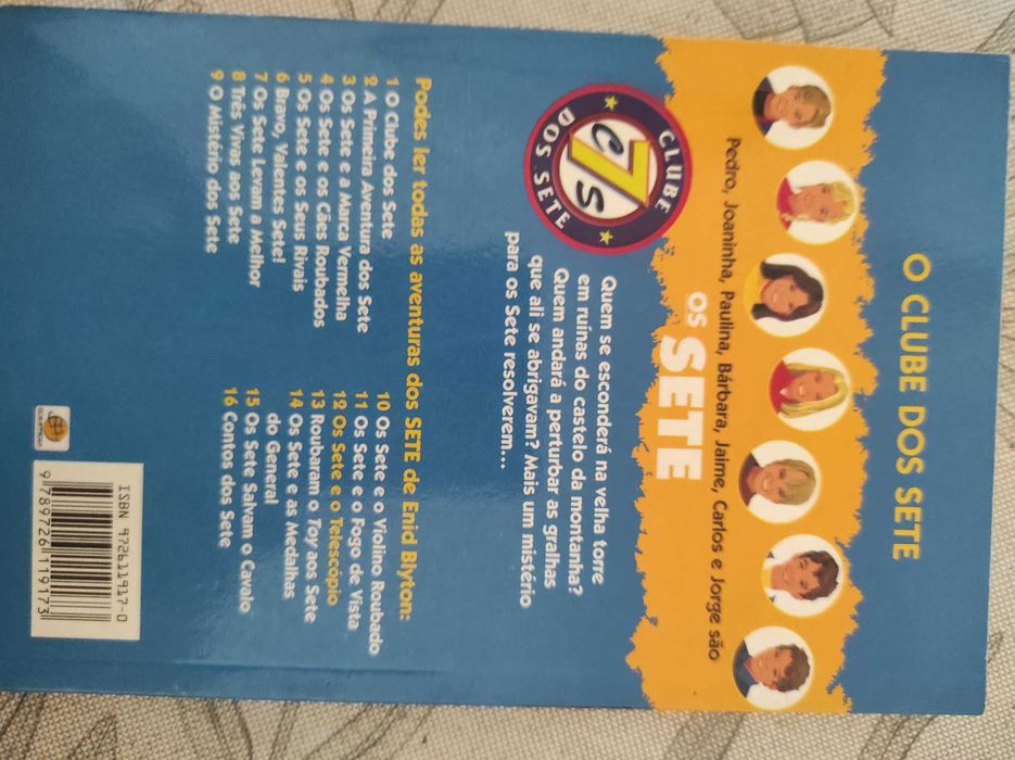 Livro ""Os Sete e o Telescópio"