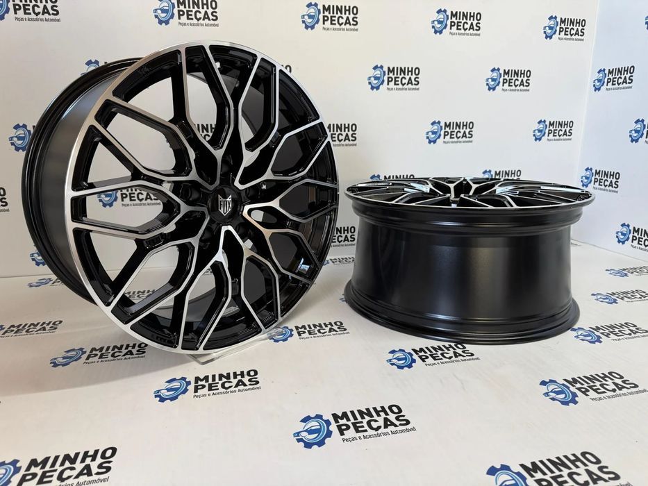 Jantes Fox FX9 em 18 (5x120) Preto e Polido