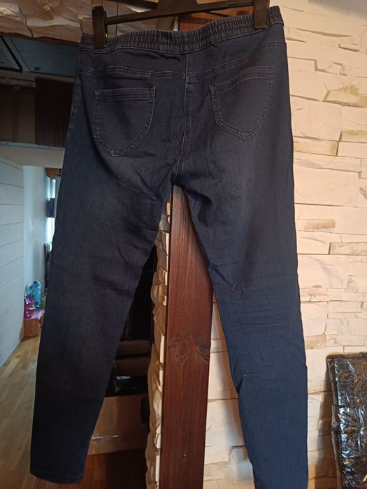 Super jeansy w kolorze granatowym
