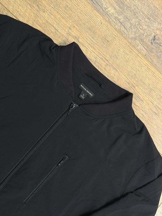 Куртка banana republic XL бомбер черный