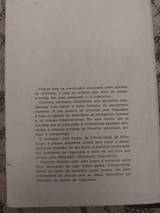 O que é a linguagem  - Noam Chomsky