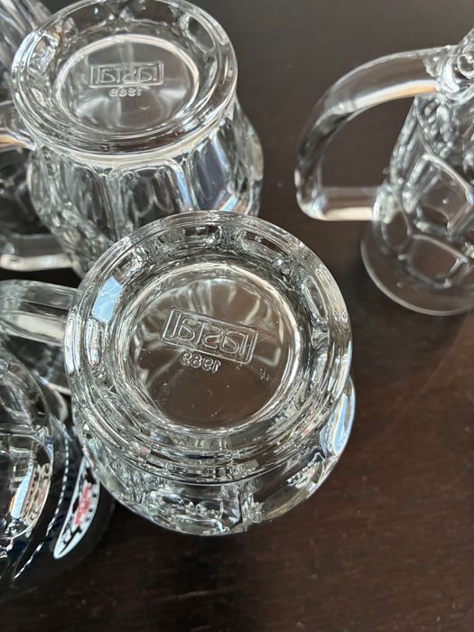 Nowe Kufle EB 6 sztuk - producent Rastal (początek lat 90.)
