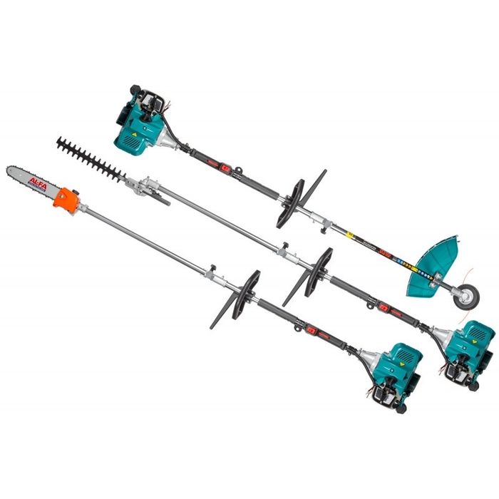 Мотокоса многофункциональная 4в1 ALFA ALBC52 (2 ножа,пила,кусторез)