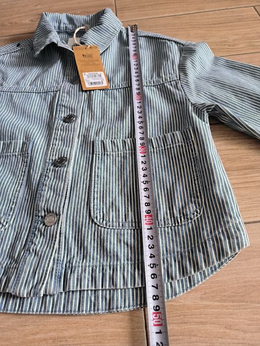 Нова джинсова куртка  Next сорочка для дівчинки  6 років джінсівка