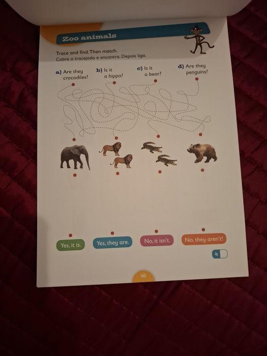 O meu livro de atividades de Inglês - 4° ano