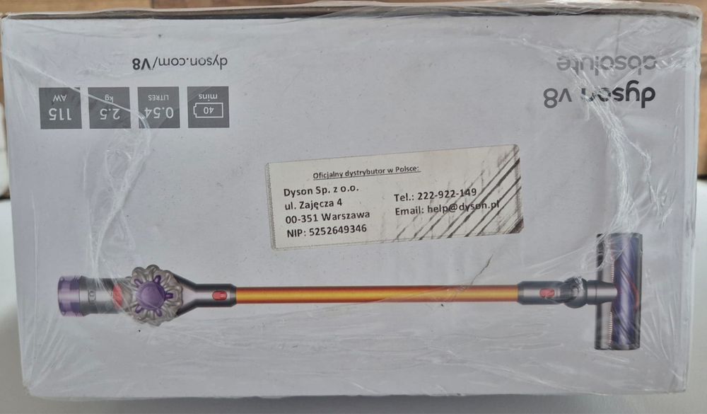 Nowy odkurzacz Dyson V8 Absolute