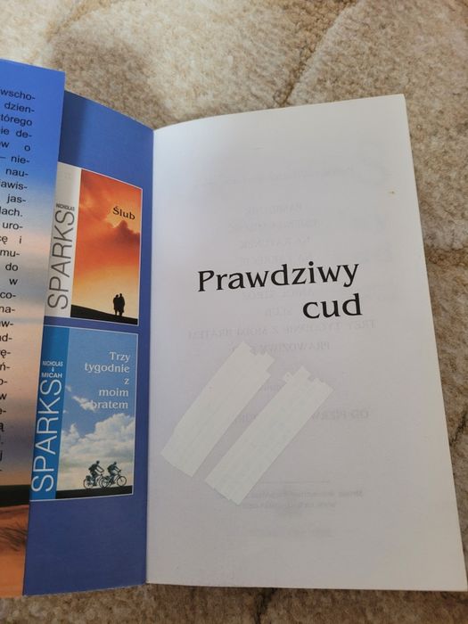 Nicholas Sparks Prawdziwy cud