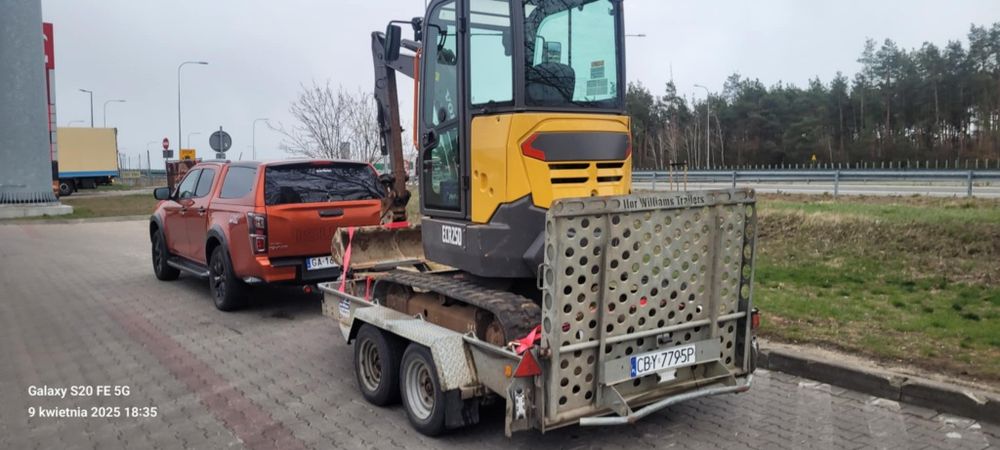 Wynajem Minikoparki Volvo ECR25D