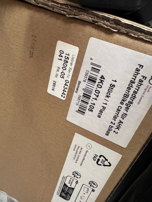 Bagażnik rowerowy do haka holowniczego AUDI  Poznan Nowy