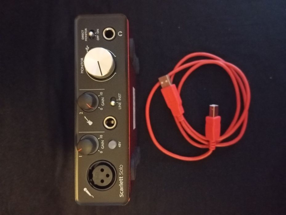 Placa de captura audio Focusrite