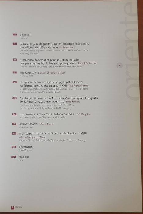 Revista Oriente n⁰ 7