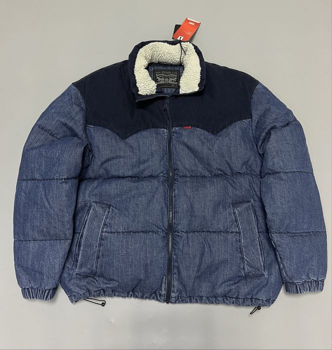 Levis Down Puffer оригинал новый тёплый зимний пуховик куртка (NEW)