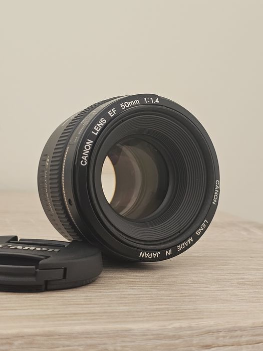 Canon 50mm f1.4 como nova