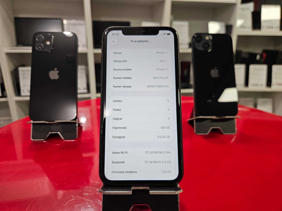 Apple iPhone 11 A2111 64gb 2x12Mpx Bateria 100% Rok Gwarancji Faktura