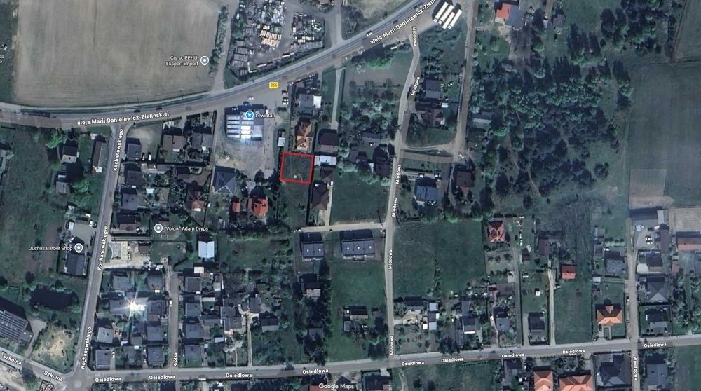 Działka budowlana, Stawki, 540m2