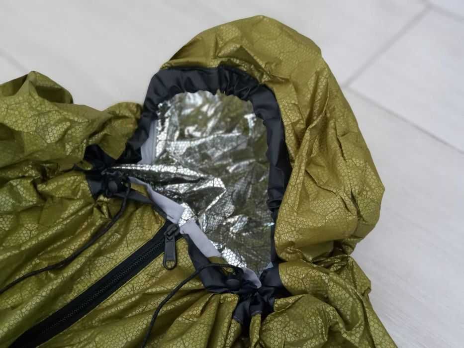 Бічний спальний мішок екстреної допомоги. конденсатник для спальника.
