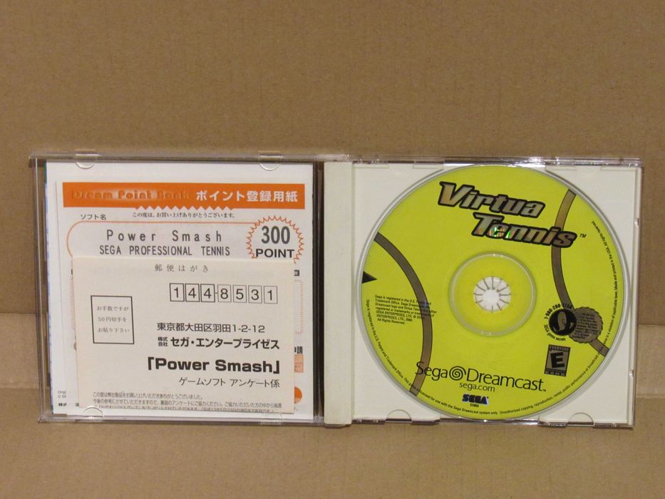 Jogo Sega Dreamcast Power Smash Virtua Tennis NTSC