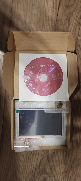 LCD TFT 5'' 800x480px HDMI+GPIO Raspberry Pi 4B/3B+/3/2/B+/Zero/Zero W